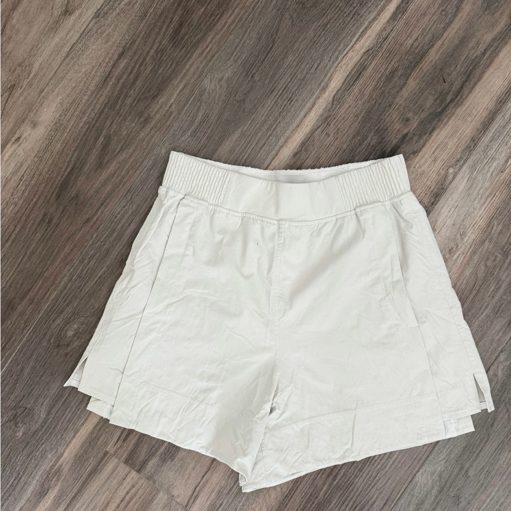 Lululemon Athletica High Waist White Shorts
